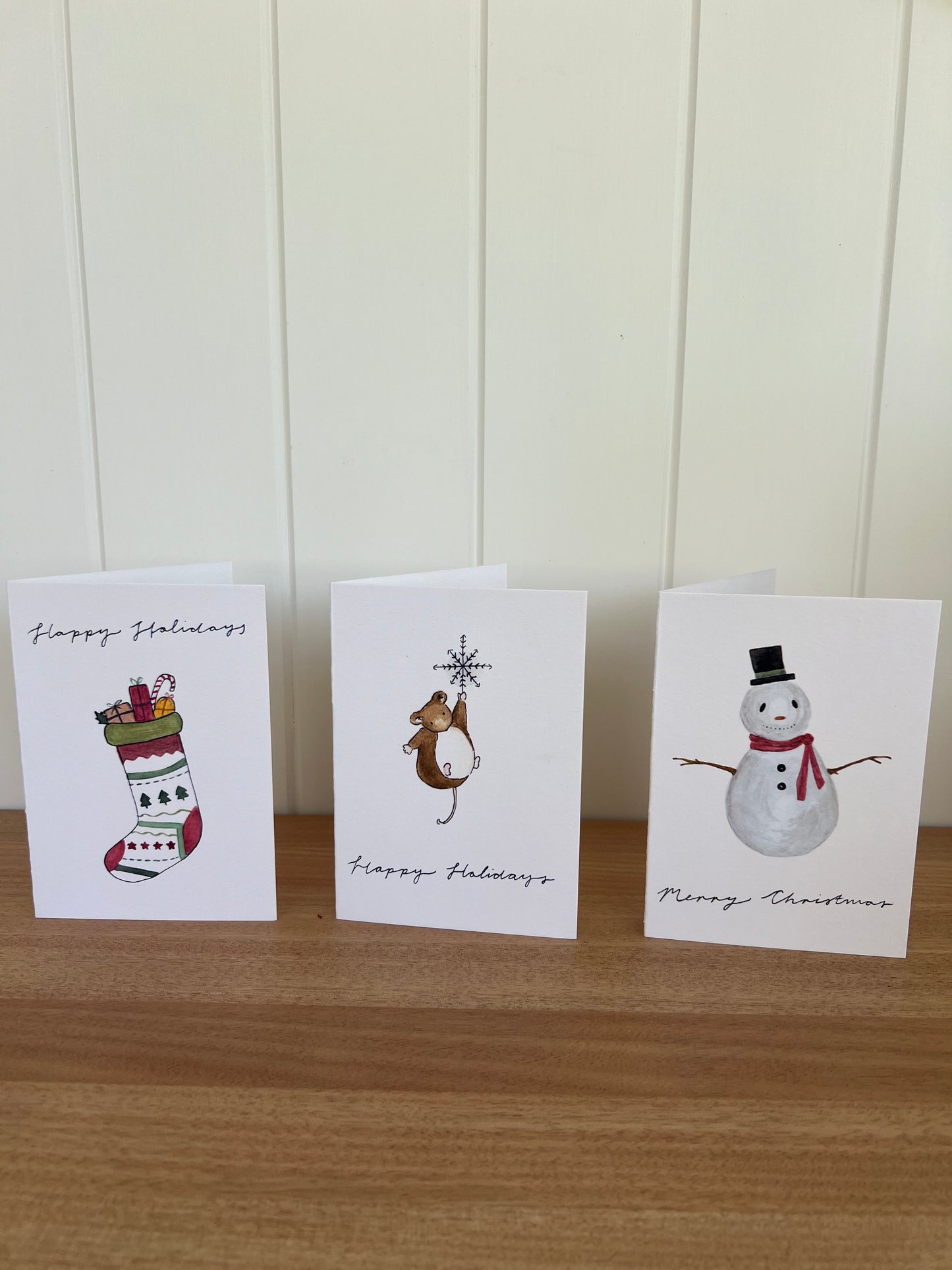 Set of 3 Holiday Cards