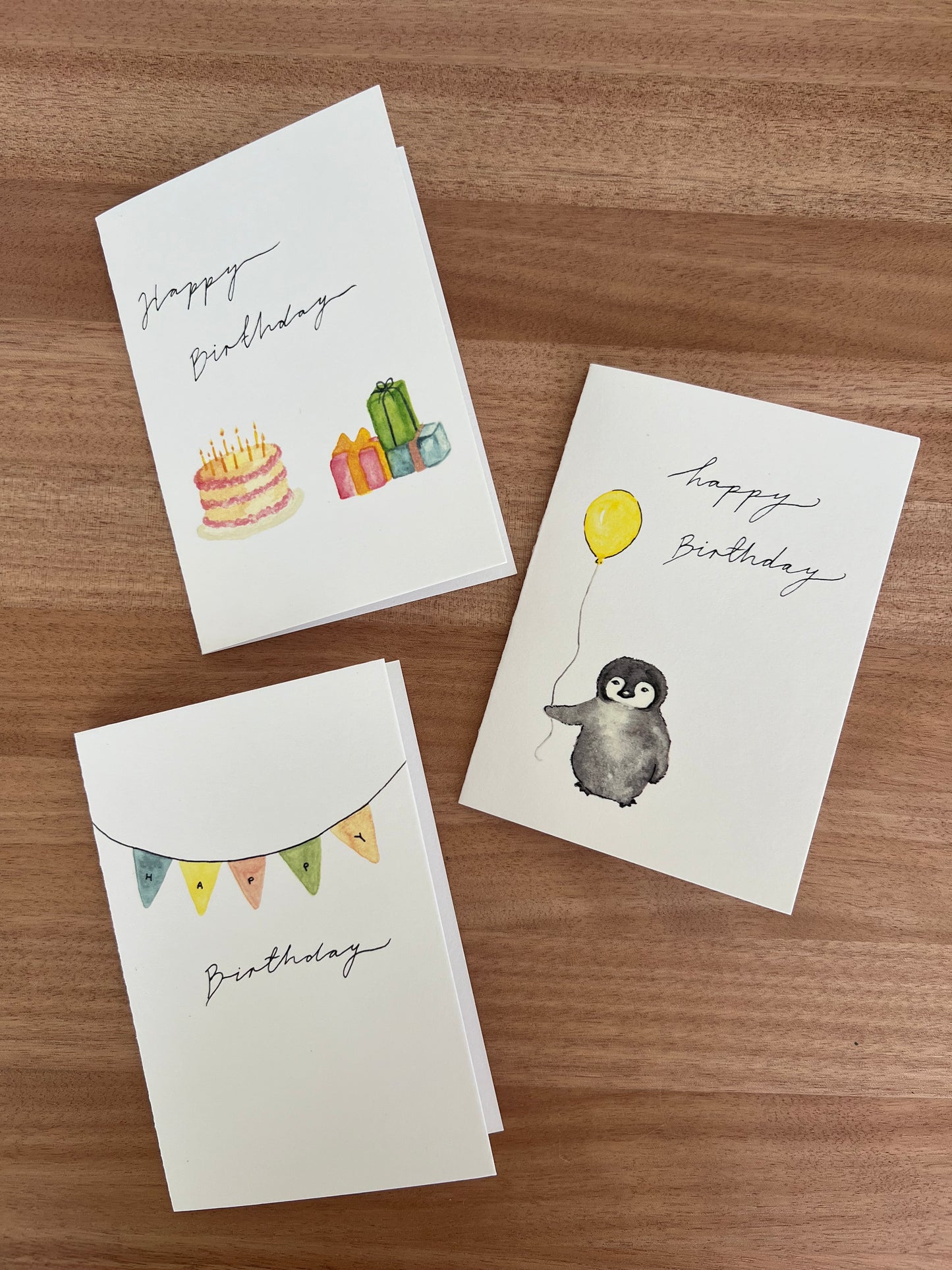 Set of 3 Birthday Cards